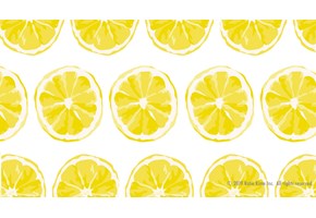 Katie Kime Lemon Slices Zoom Background