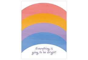 Rainbow Everything is going to be alright Printable