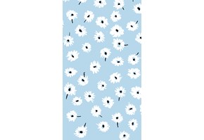 White dandelions standard wallpaper