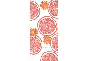 Citrus slices narrow wallpaper