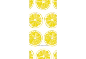 Lemon slices narrow wallpaper