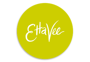 EttaVee logo on green background