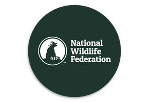 National Wildlife Federation on dark green background